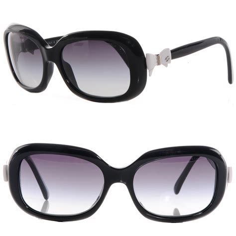 chanel 5170 sunglasses|Chanel 5170 Sunglasses Black With White Bows & Logo On .